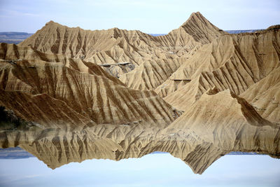 Desierto de bardenas reales, desert of bardenas reales navarra spain this particular rock formation