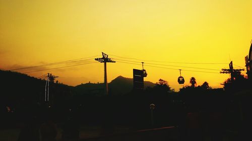 View of sky at sunset