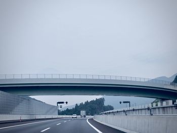 A vanishing road in the industry area of expressway in japan