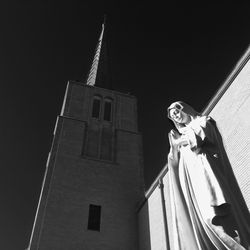 Low angle view of building against sky