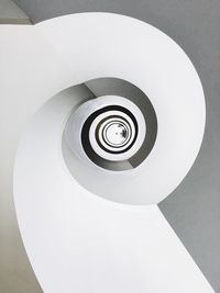 Close-up of spiral staircase