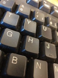 Full frame shot of computer keyboard