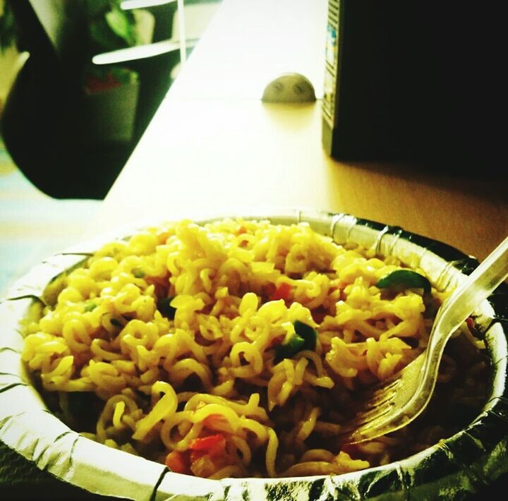 CLOSE-UP OF MEAL IN BOWL