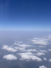 Aerial view of cloudscape against sky