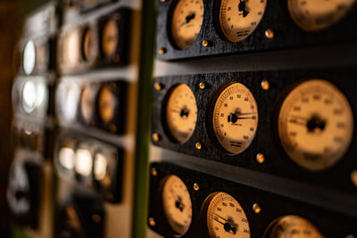 Close-up of clock