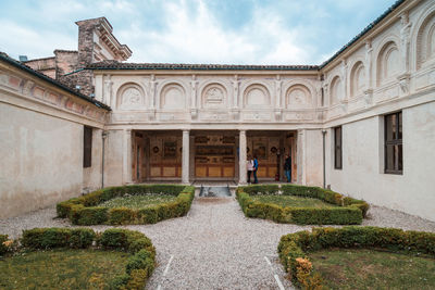 Te palace, palazzo te, historical and monumental building in mantua