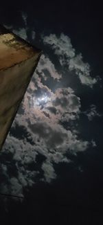 Low angle view of clouds in sky