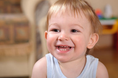 Portrait of cute baby boy