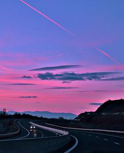 Motorway at sunshine