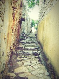 Narrow alley in narrow alley