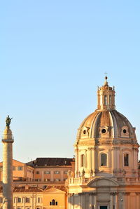 View of building against blue sky