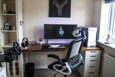 Chairs and table at home