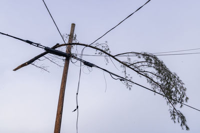 overhead power line