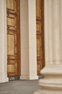 Entrance of historic building