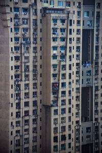 Full frame shot of residential building