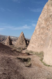 Scenic view of desert against sky