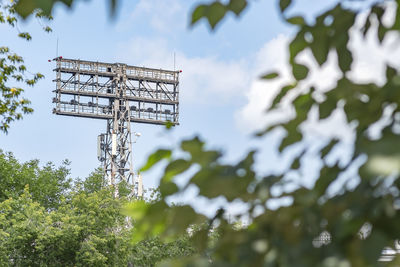 Low angle view of tree against sky