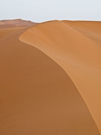 Scenic view of desert against sky