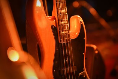 Close-up of guitar