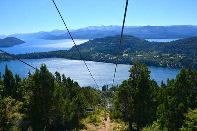 View of the lakes region from cerro campanaro