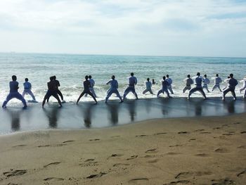 People on beach