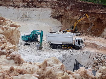 View of construction site