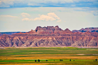 Scenic view of landscape against sky