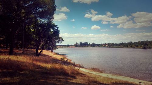 Scenic view of beach