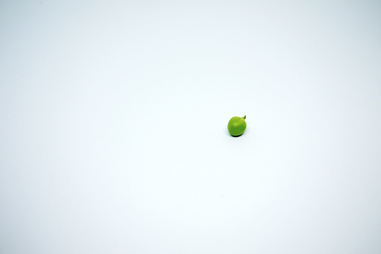 HIGH ANGLE VIEW OF FRUITS ON WHITE BACKGROUND