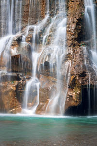 View of waterfall