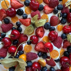 Full frame shot of strawberries