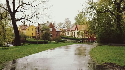 Footpath leading to building