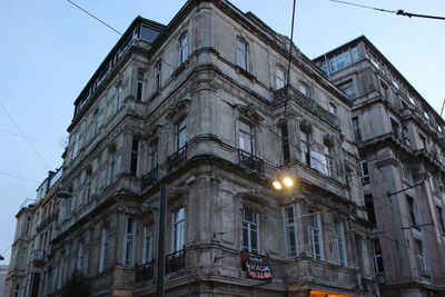 Low angle view of building against sky