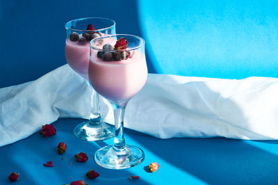 Close-up of drink on table