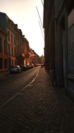 Street amidst buildings in city