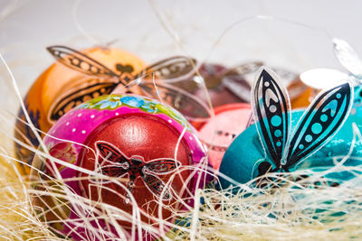 Close-up of multi colored candies