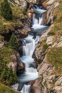 View of waterfall