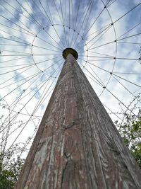 Low angle view of tree against sky