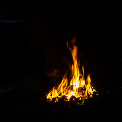 Bonfire at night
