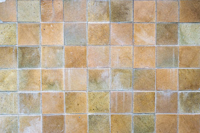 Full frame shot of tiled wall