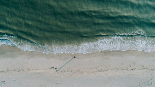 Aerial view of beach