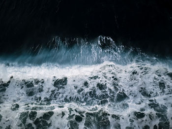 Scenic view of sea waves