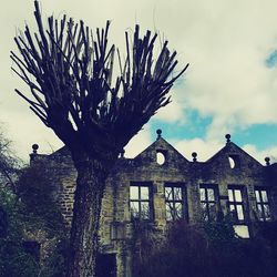 Low angle view of building against sky