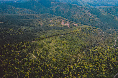 High angle view of landscape