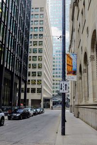 Street amidst buildings in city