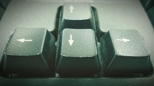 Close-up of computer keyboard