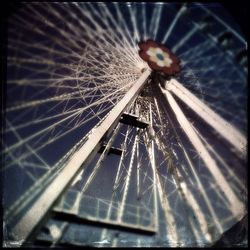 Low angle view of ferris wheel