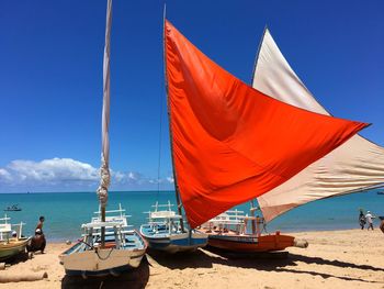 Scenic view of calm sea against sky