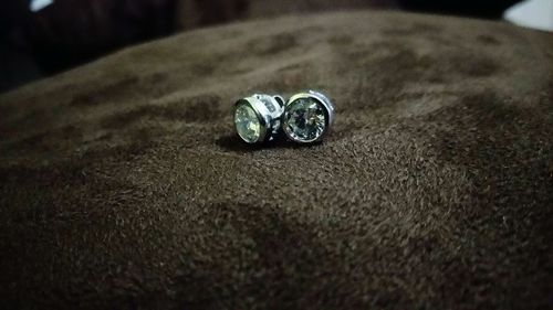 Close-up of ring on floor