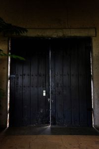 Interior of abandoned building